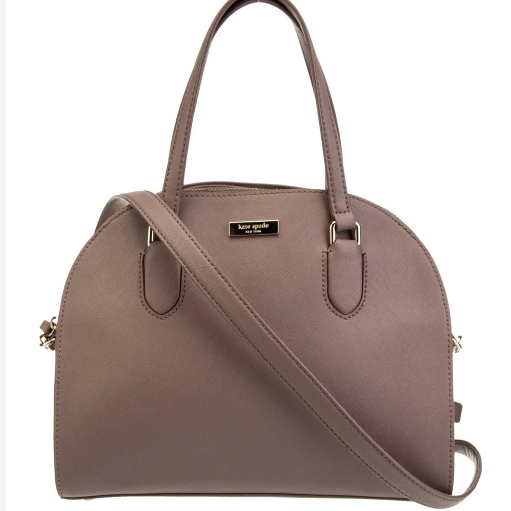 Kate Spade Taupe leather bag. , Shoukder & Crossbody.